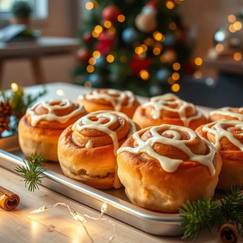 Zimtschnecken zu Weihnachten